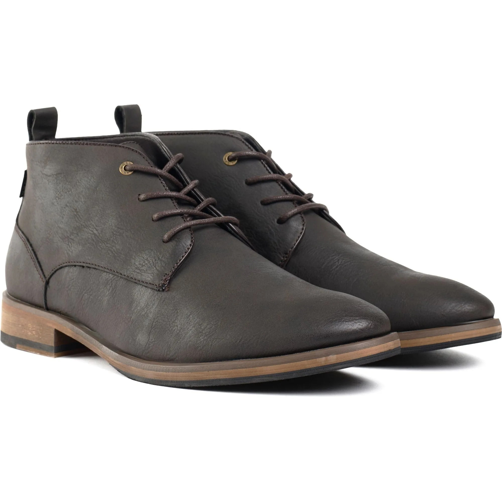 Goji 2 Men's Vegan Leather Chukka Boots | Brown