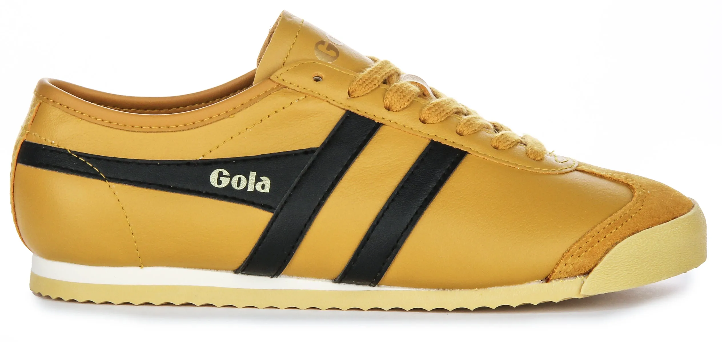 Gola Classics Race Leather In Yellow Black For Women