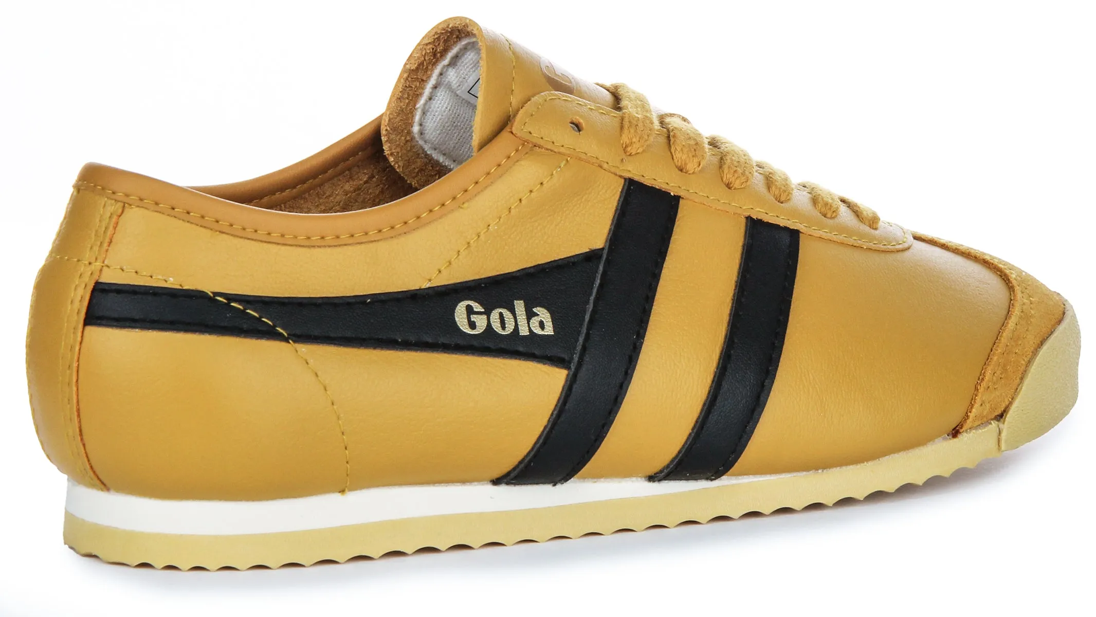 Gola Classics Race Leather In Yellow Black For Women