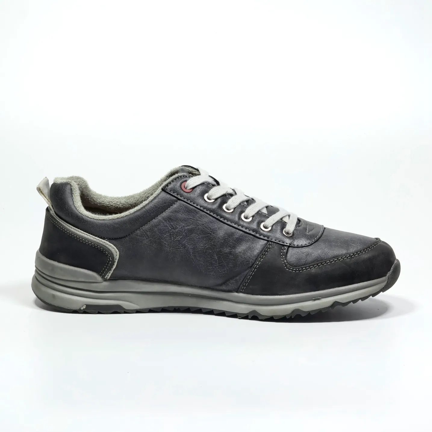 Gordon Jack Casual Lace Ups Leather Grey Colour For Men