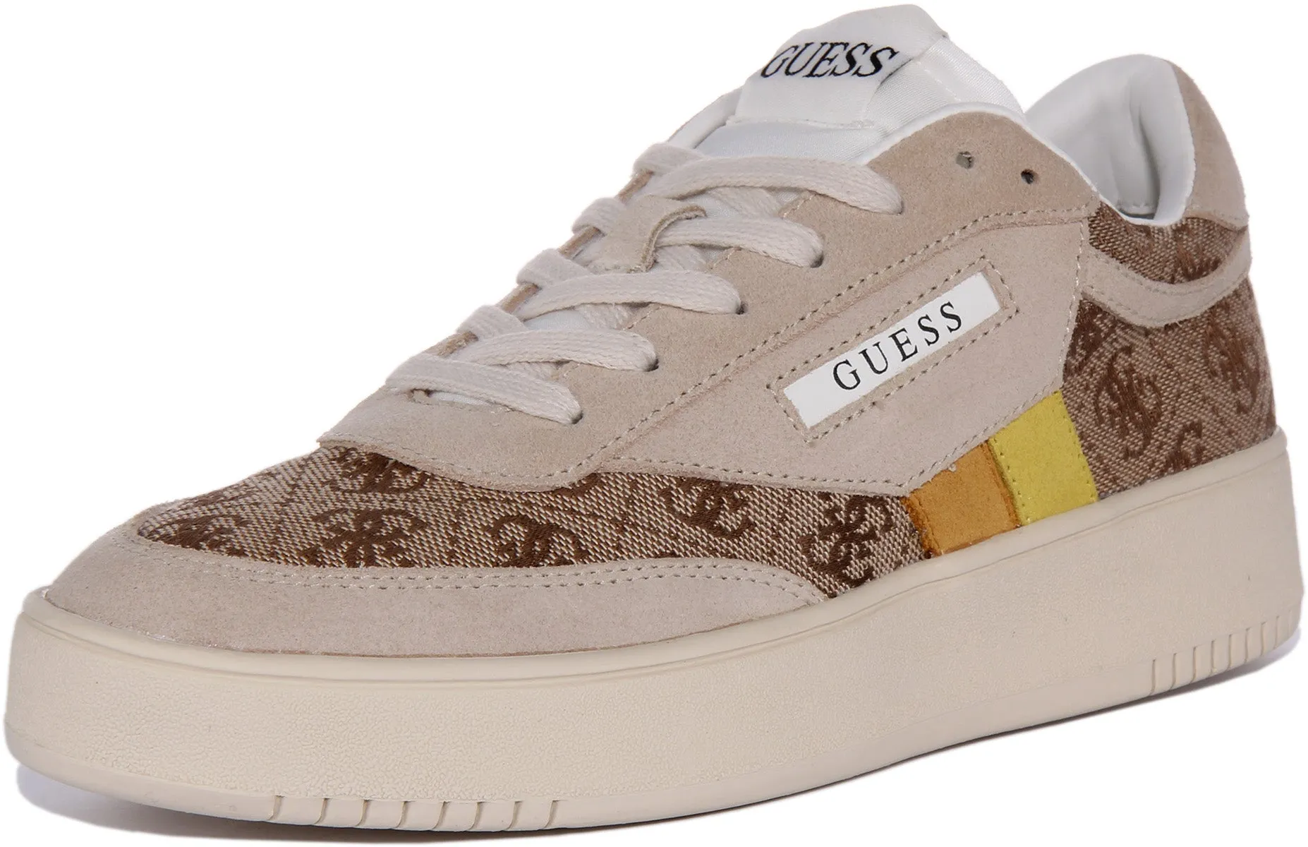 Guess Sisty Trainer In Brown Sun For Women