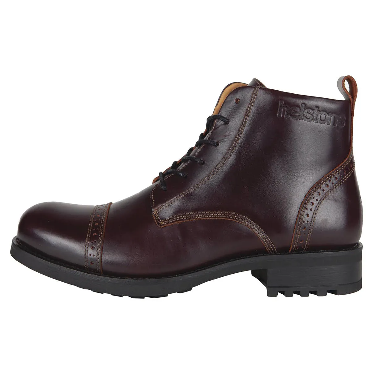 Helstons Rogue Leather Motorcycle Boot - Bordeaux