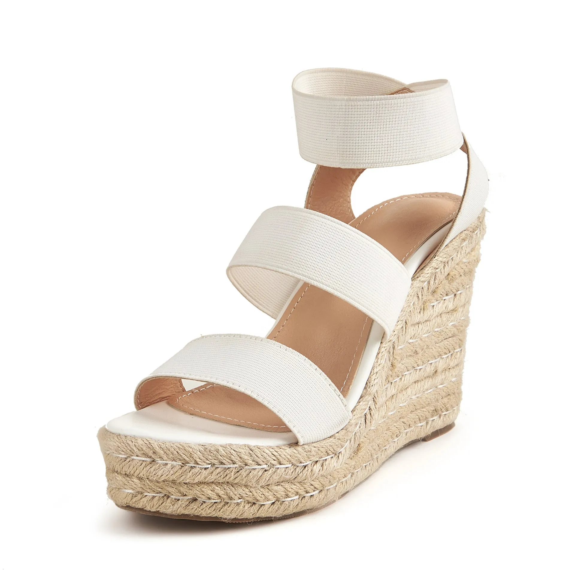 Hemp Rope Bottom  Wedge Heel Platform