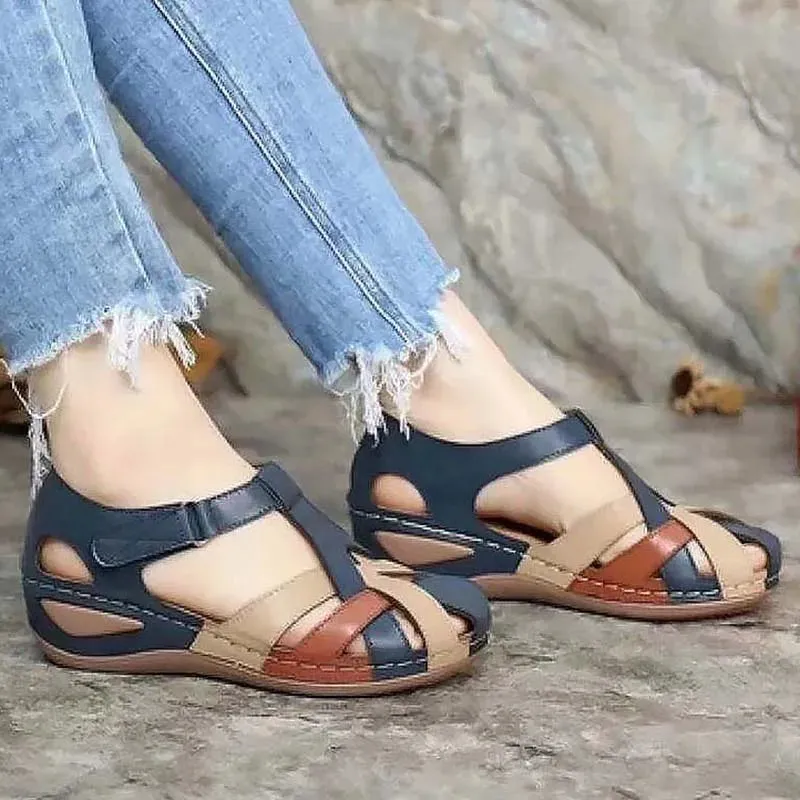 Hnzxzm Women's Sandals Summer Roman Ladies Sandals Fashion Platform Shoes Women Outdoor Female Woman Women Beach Shoes Plus Size