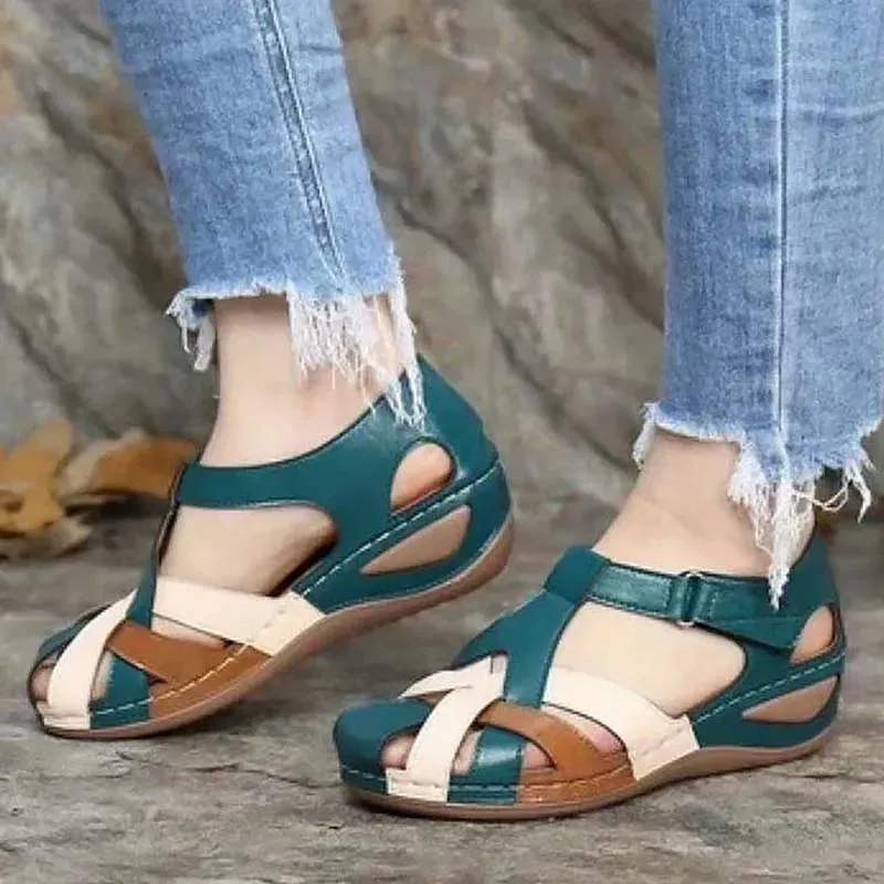 Hnzxzm Women's Sandals Summer Roman Ladies Sandals Fashion Platform Shoes Women Outdoor Female Woman Women Beach Shoes Plus Size