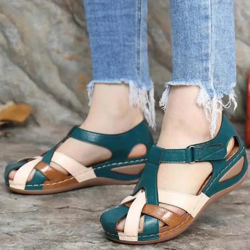 Hnzxzm Women's Sandals Summer Roman Ladies Sandals Fashion Platform Shoes Women Outdoor Female Woman Women Beach Shoes Plus Size