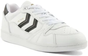 Hummel HB Team Retro Trainers In White Black For Men