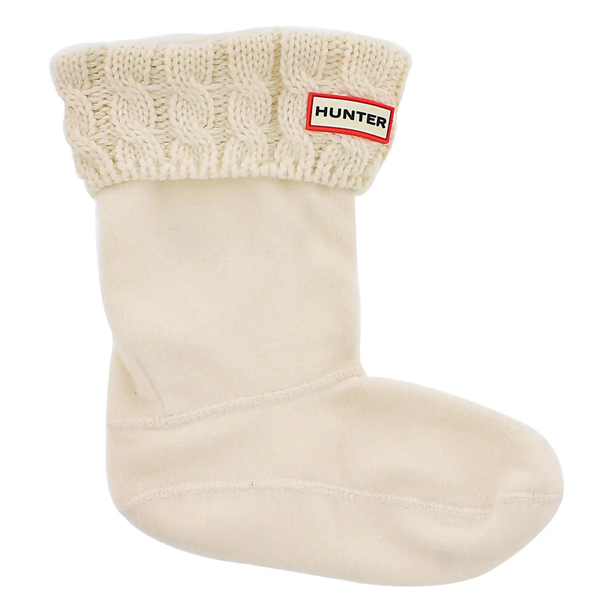 Hunter Natural White Original Kids 6 Stitch Cable Boot Sock