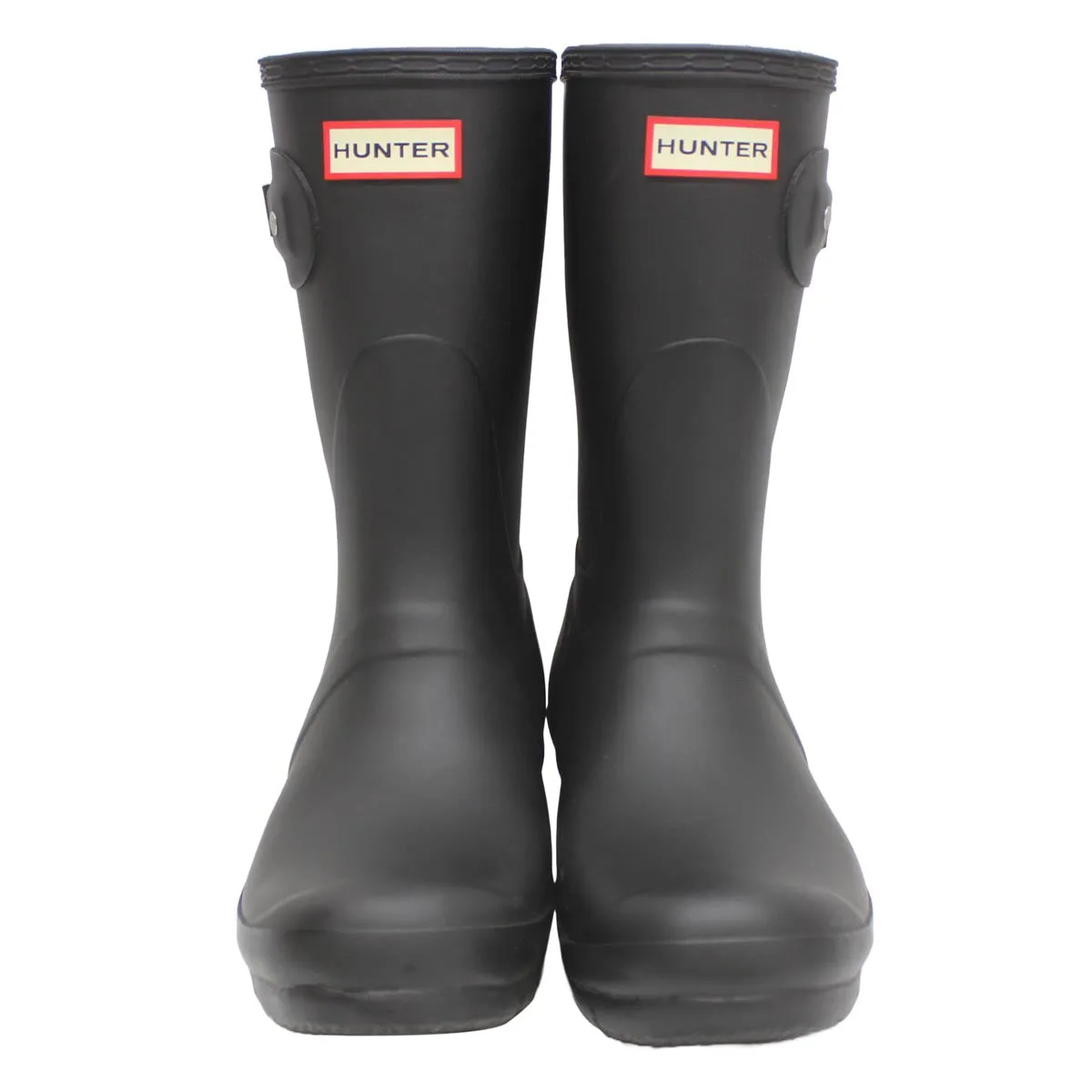 Hunter Original Short Wellies Black Womens Rainboots - UK 7