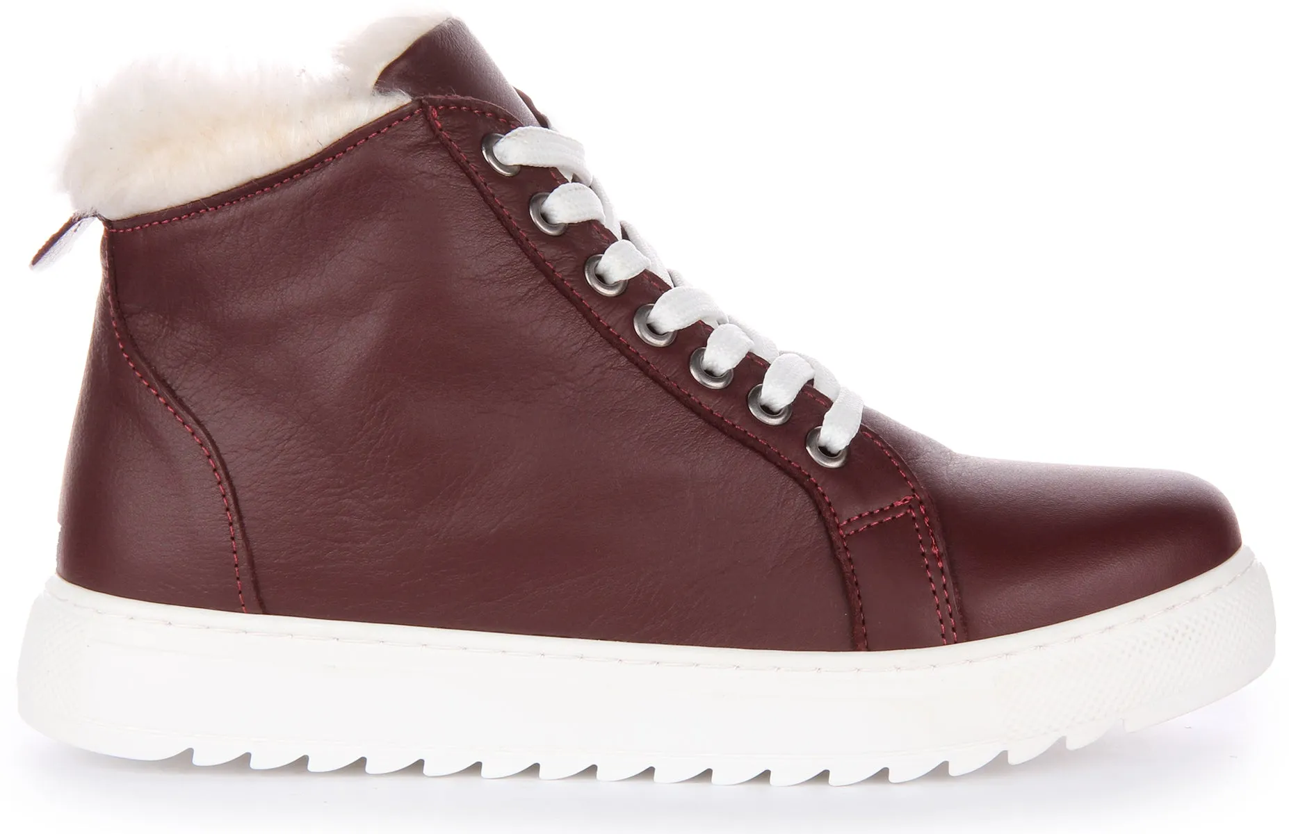 Justinreess England Leona In Maroon For Women