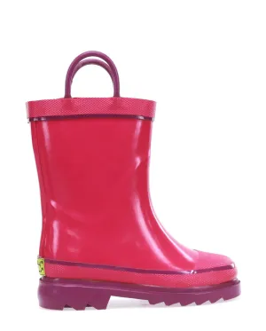 Kids Firechief 2 Rain Boot - Hot Pink