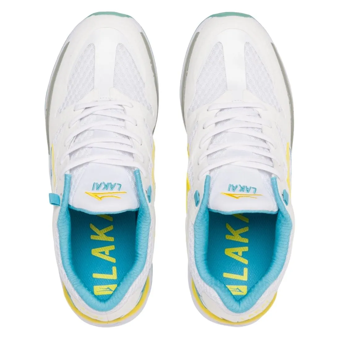 Lakai Evo 2.0 Shoes - White/Teal Suede