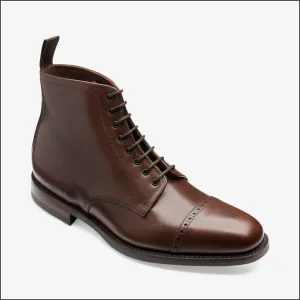 Loake Hyde Dark Brown Derby Boot. SIZE 6 Only/