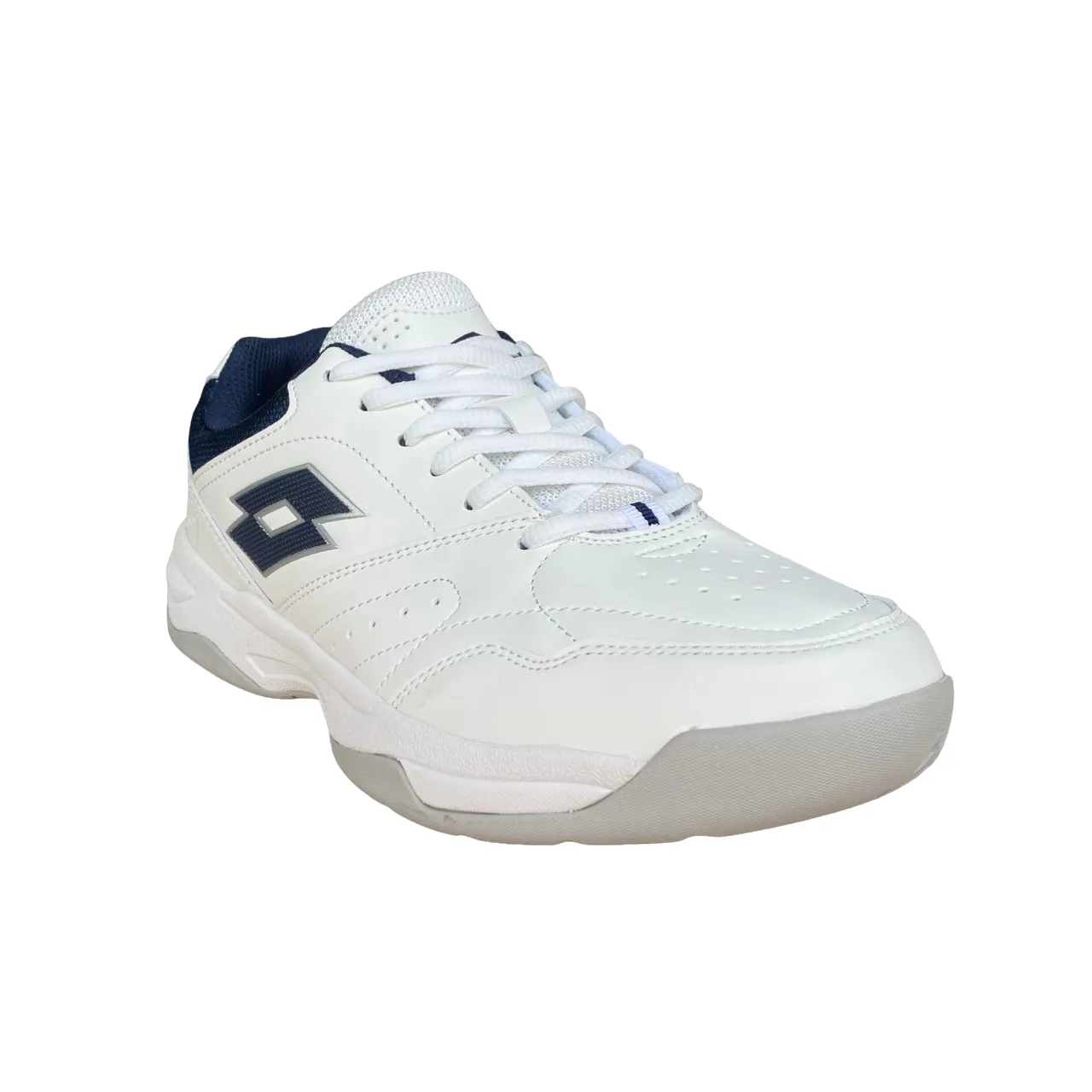 Lotto scarpa da tennis da uomo Court Logo AMF XX 220635 10U bianco-blu