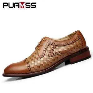 Men Casual Shoes Handmade Breathable