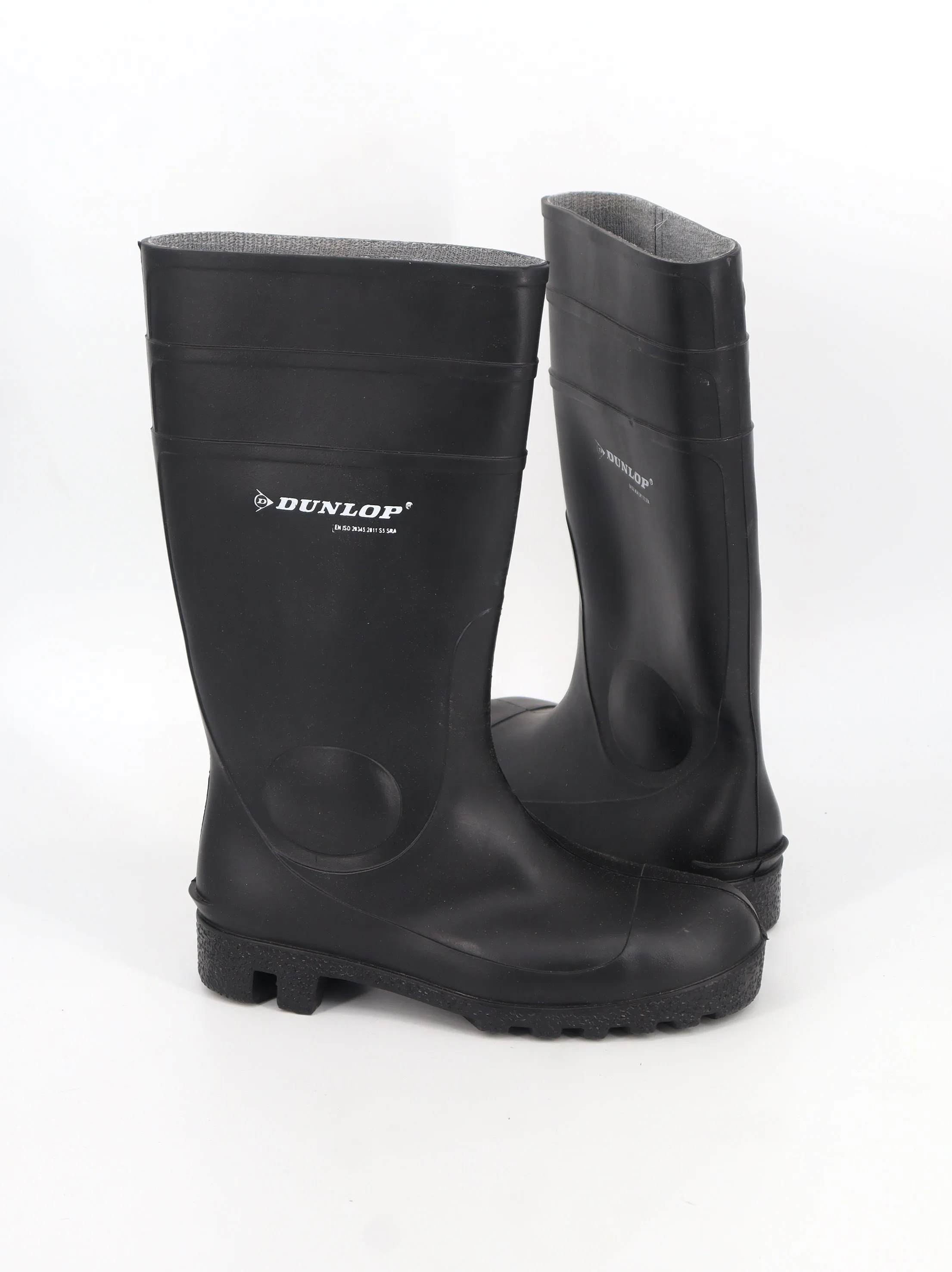 Men's Plain Rain Boots,Black