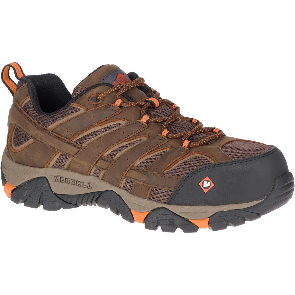 Moab Vertex Vent Men's Composite-Toe Work Shoes Clay