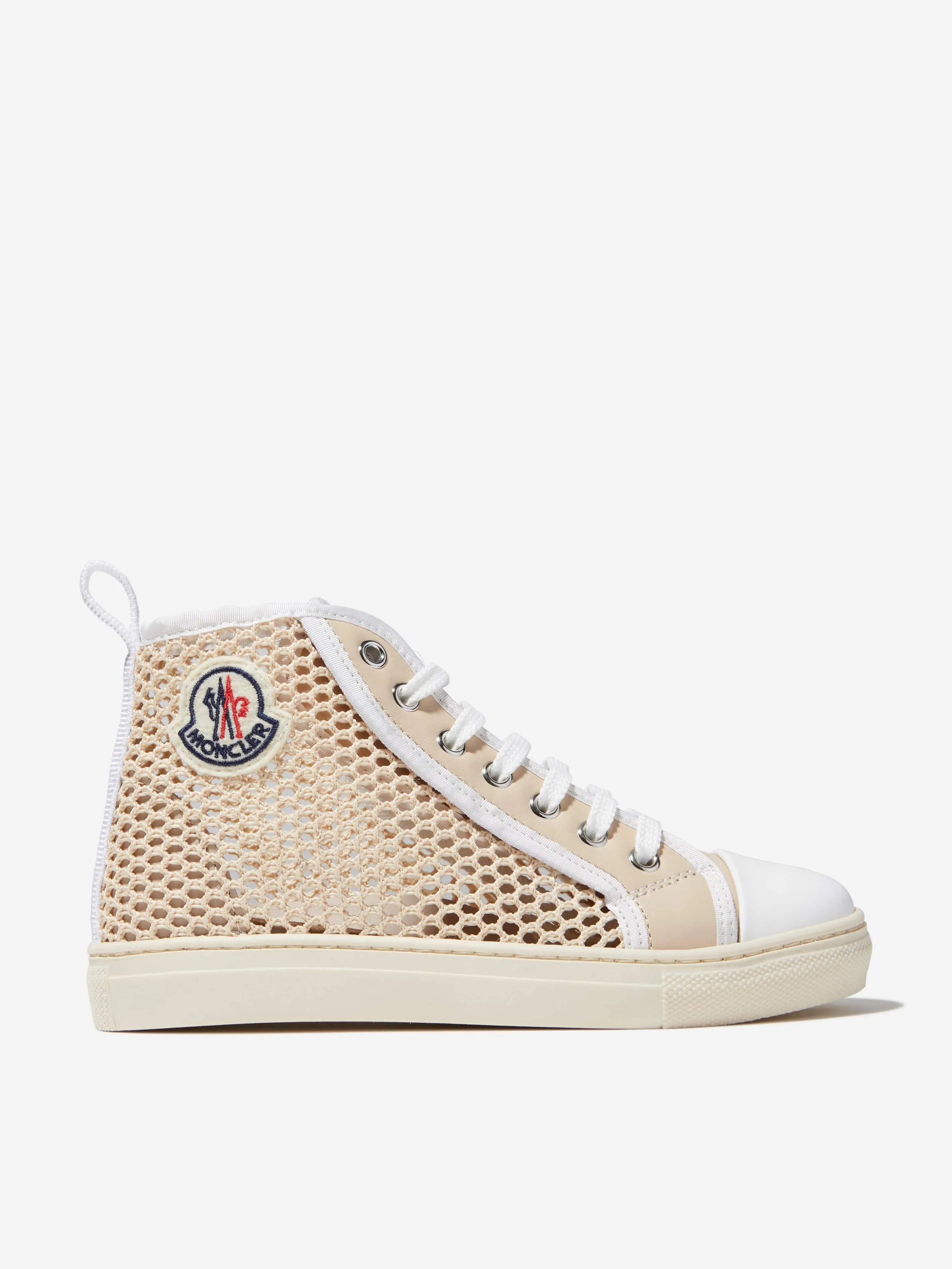 Moncler Enfant Unisex Leather Anyse II High Top Trainers