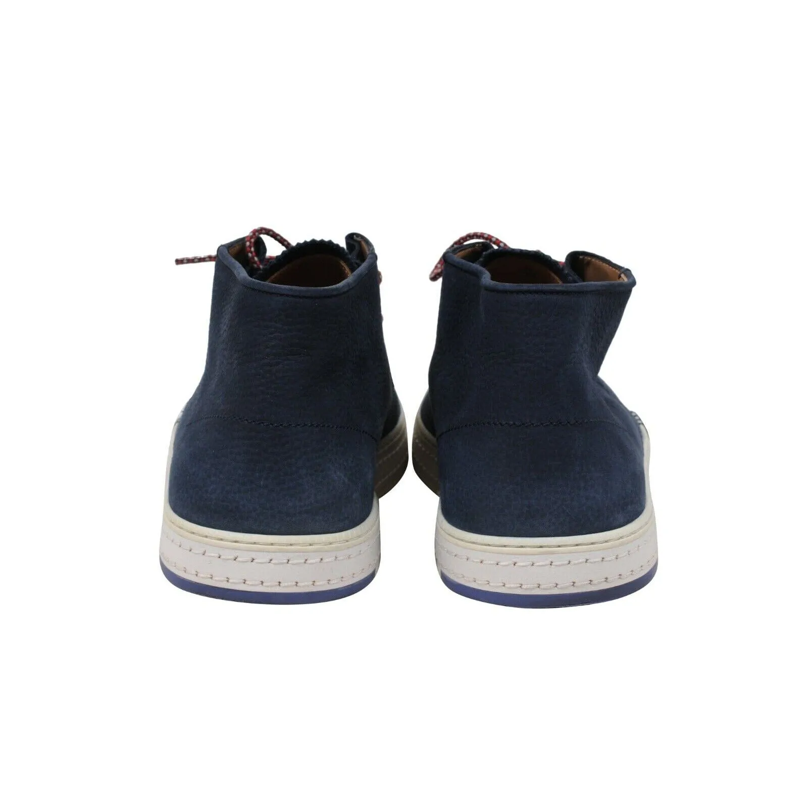 Navy Blue Nubuck Chukka Boots