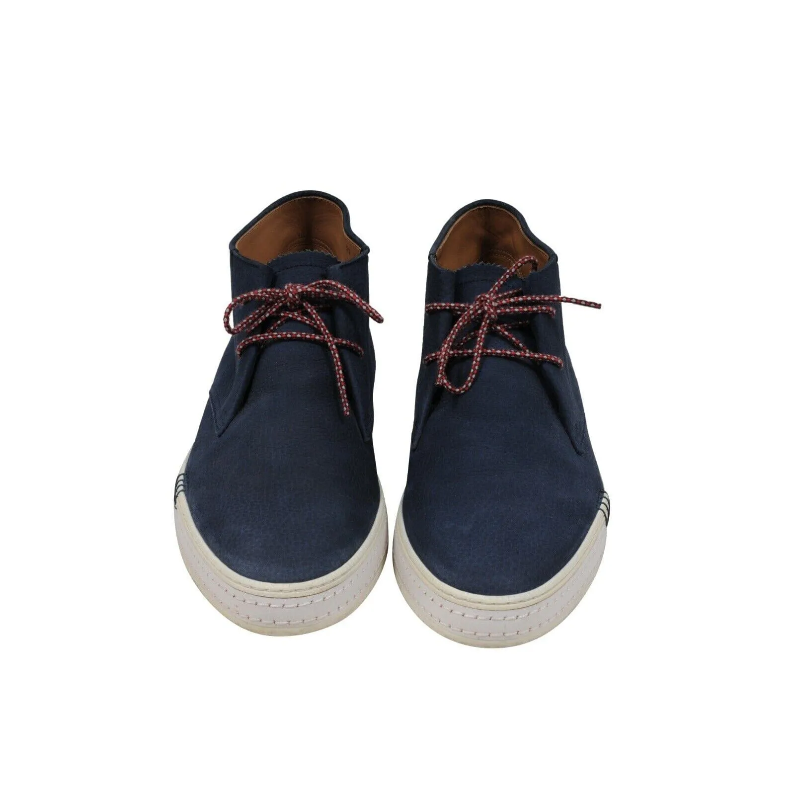 Navy Blue Nubuck Chukka Boots