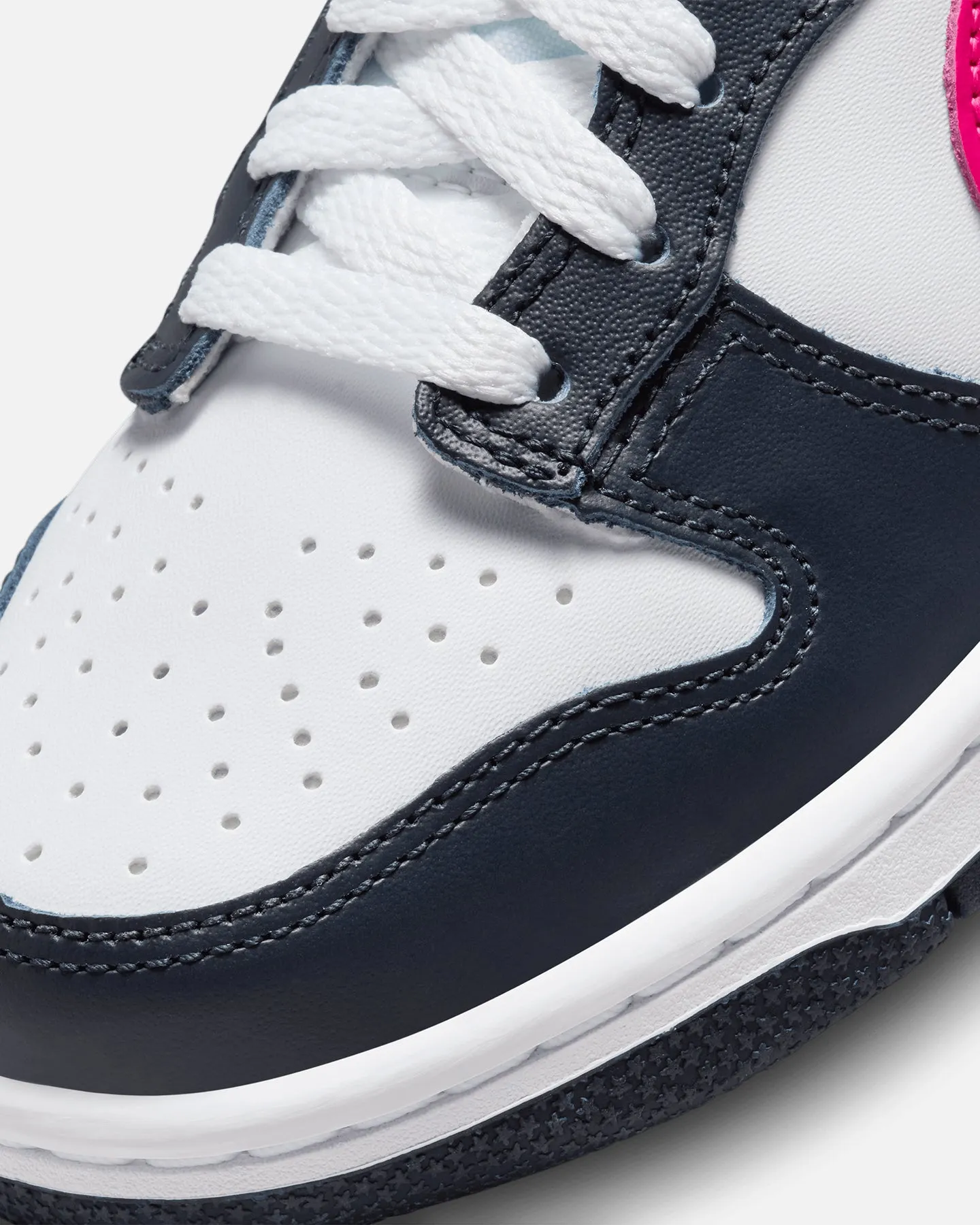 Nike Kids' Dunk Low (GS) Dark Obsidian/Fierce Pink