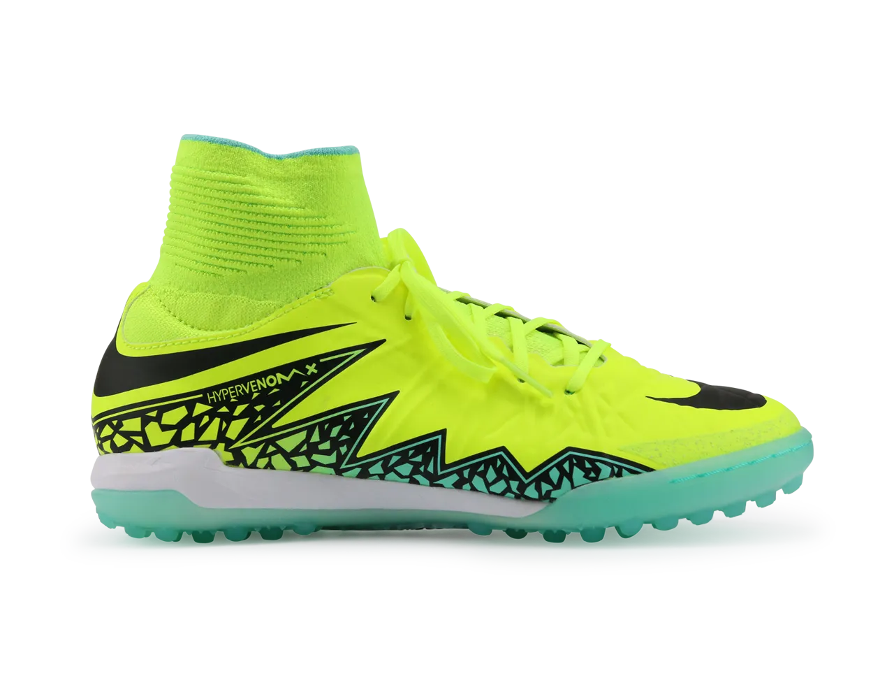 Nike Kids HypervenomX Proximo Turf Soccer Shoes Volt/Black