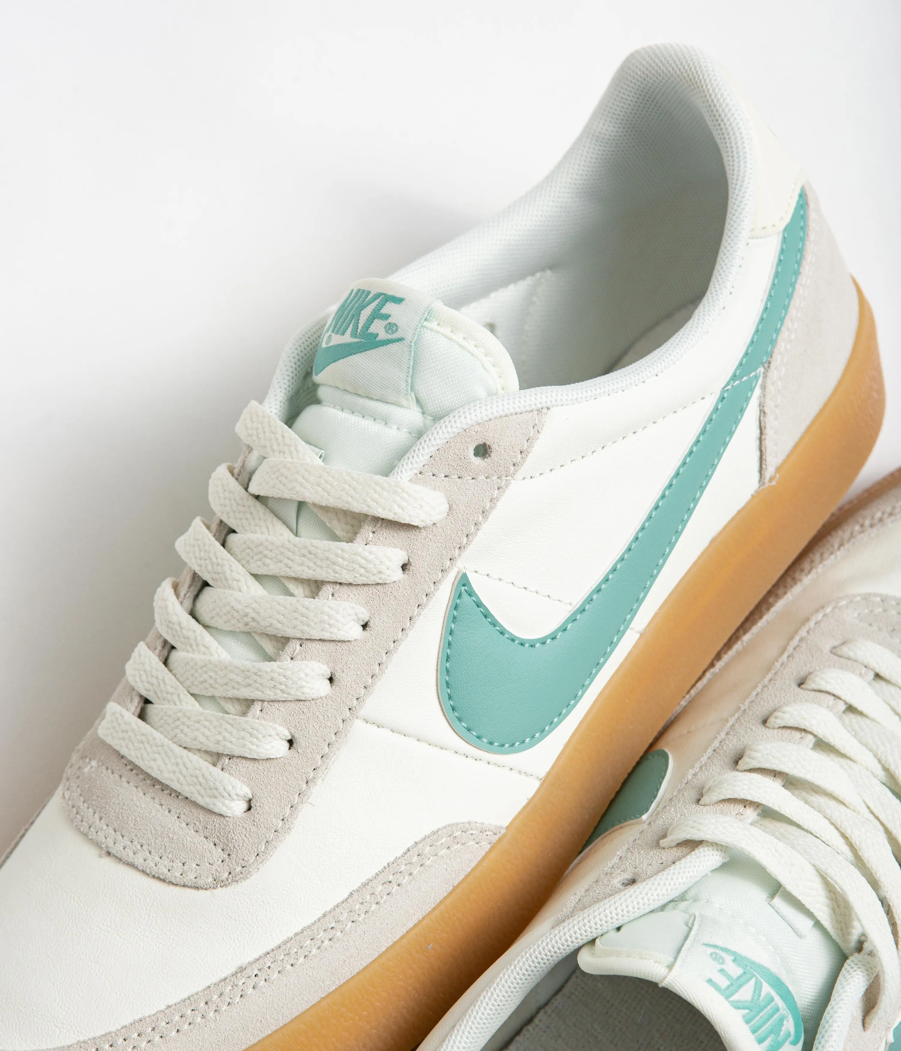 Nike Killshot 2 Leather Shoes - Sail / Island Green - Gum Yellow