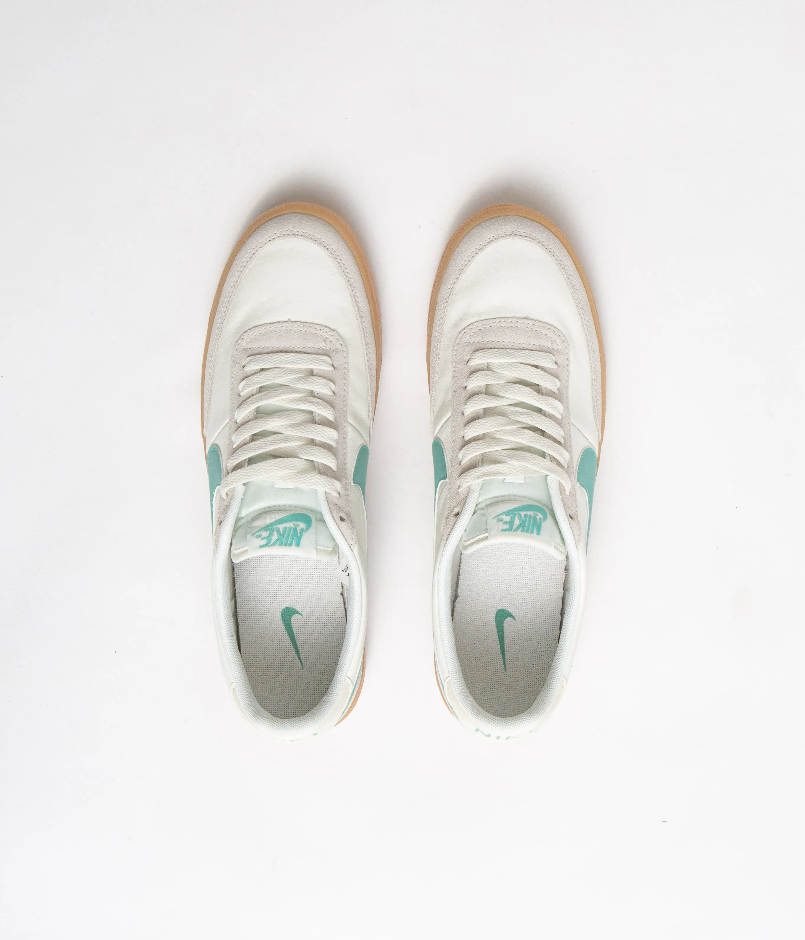 Nike Killshot 2 Leather Shoes - Sail / Island Green - Gum Yellow