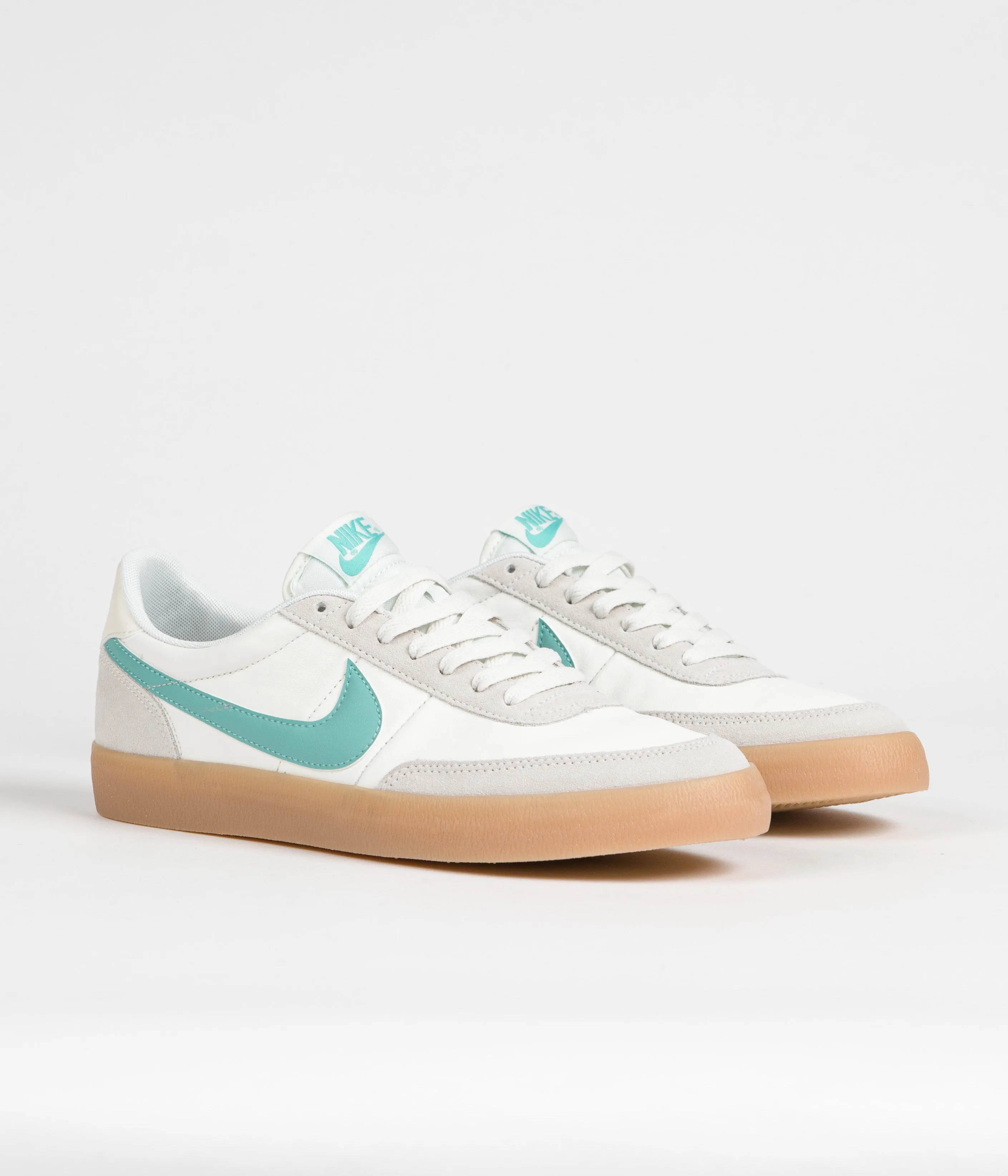 Nike Killshot 2 Leather Shoes - Sail / Island Green - Gum Yellow