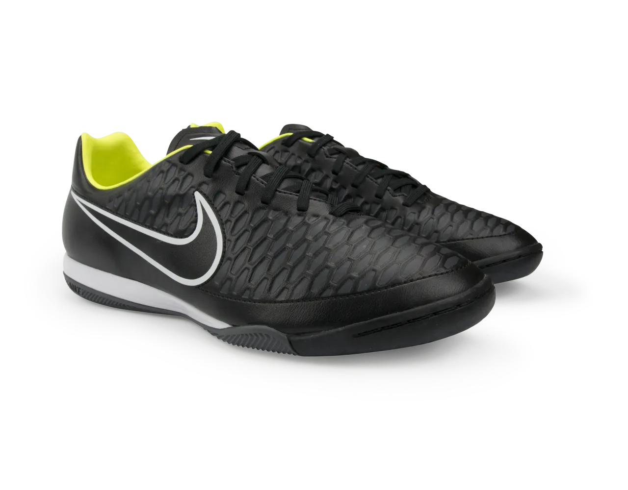 Nike Men's Magista Onda Indoor Soccer Shoes Black/Black/Volt/White