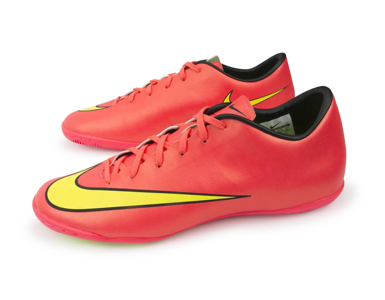 Nike Men's Mercurial Victory V Indoor Soccer Shoes Hyper Punch/Metallic Gold/Black