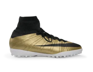 Nike Men's MercurialX Proximo Turf Soccer Shoes Metallic Gold/Black/Tour Yellow