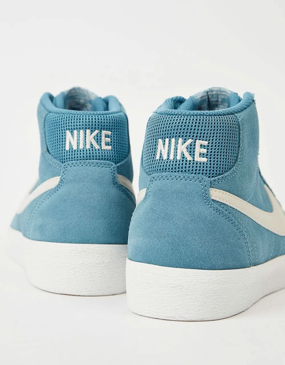 Nike SB Bruin High Skate Shoes - Noise Aqua/Lt Orewood Brn-Noise Aqua