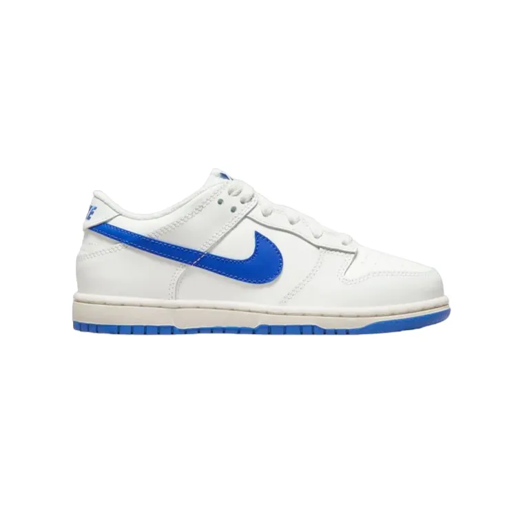 Nike scarpa sneakers da bambino Dunk Low DH9756 105 bianco-azzurro