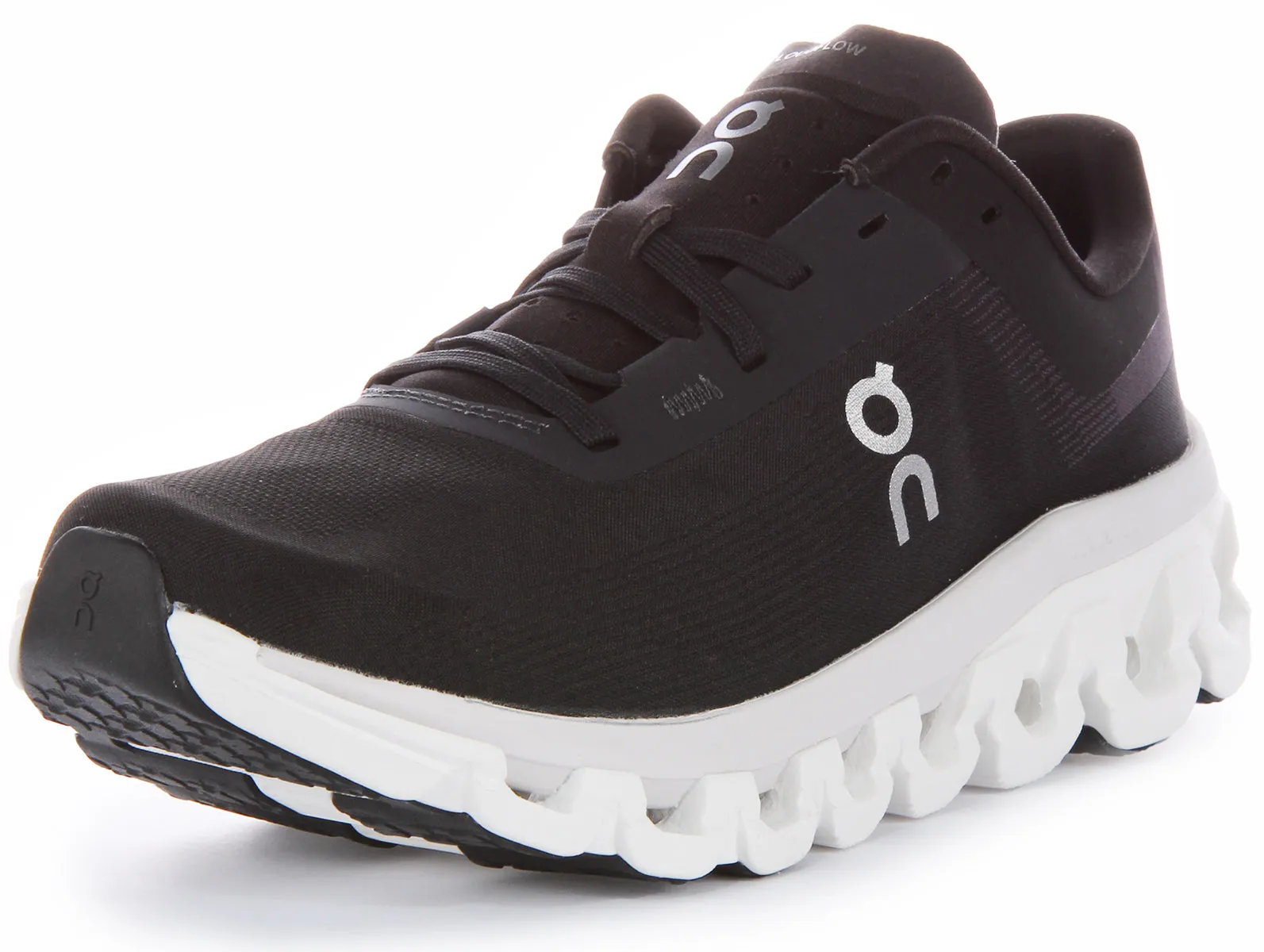 On Running Cloudflow 4 In Black White For Women