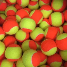 Pack of 12 Tennis Ball Polyester Orange Training Balls Rebound ball