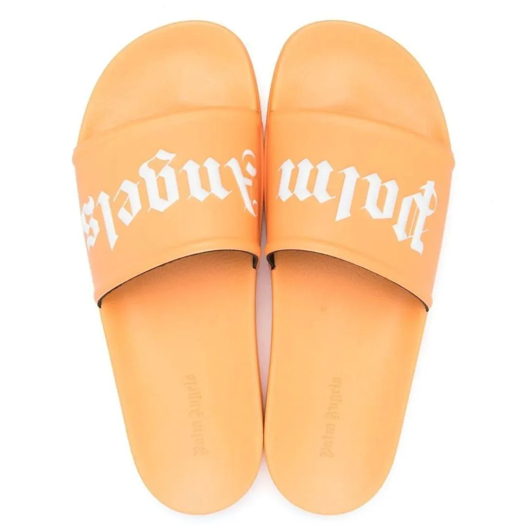 PALM ANGELS POOL SLIDER ORANGE