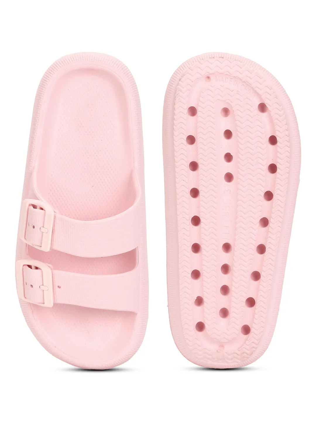 Pink PU Slip-On Flats (TC-RS3255-PNK)