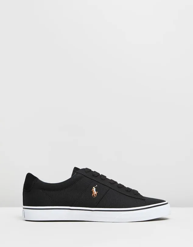 Polo Ralph Lauren - Sayer NE Sneakers - Black with White Trim