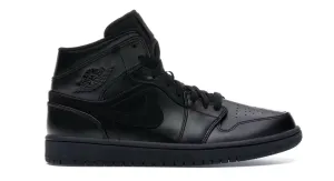 PRE LOVED - JORDAN 1 MID BLACK