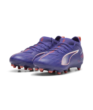 Puma Ultra 5 Match FG/AG Jr -  Lapis Lazuli/White/Sunset Glow