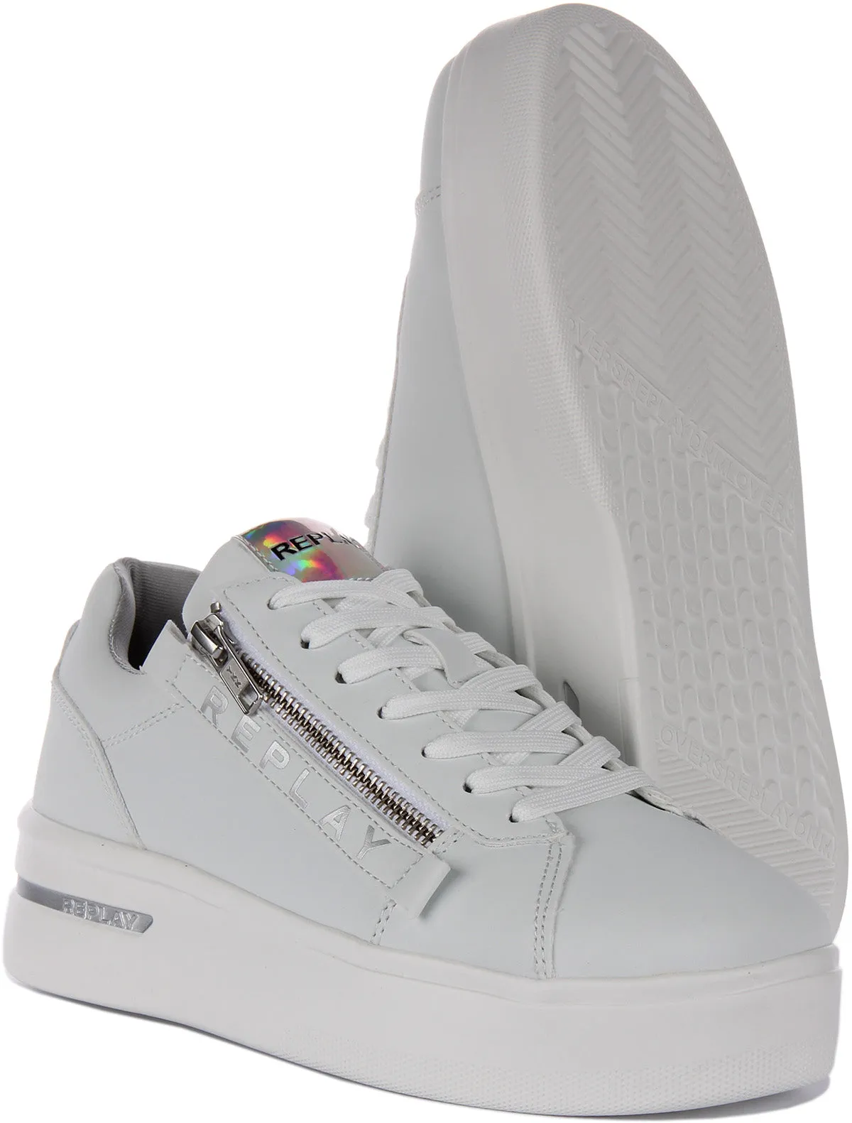 Replay University Zip Trainer In White