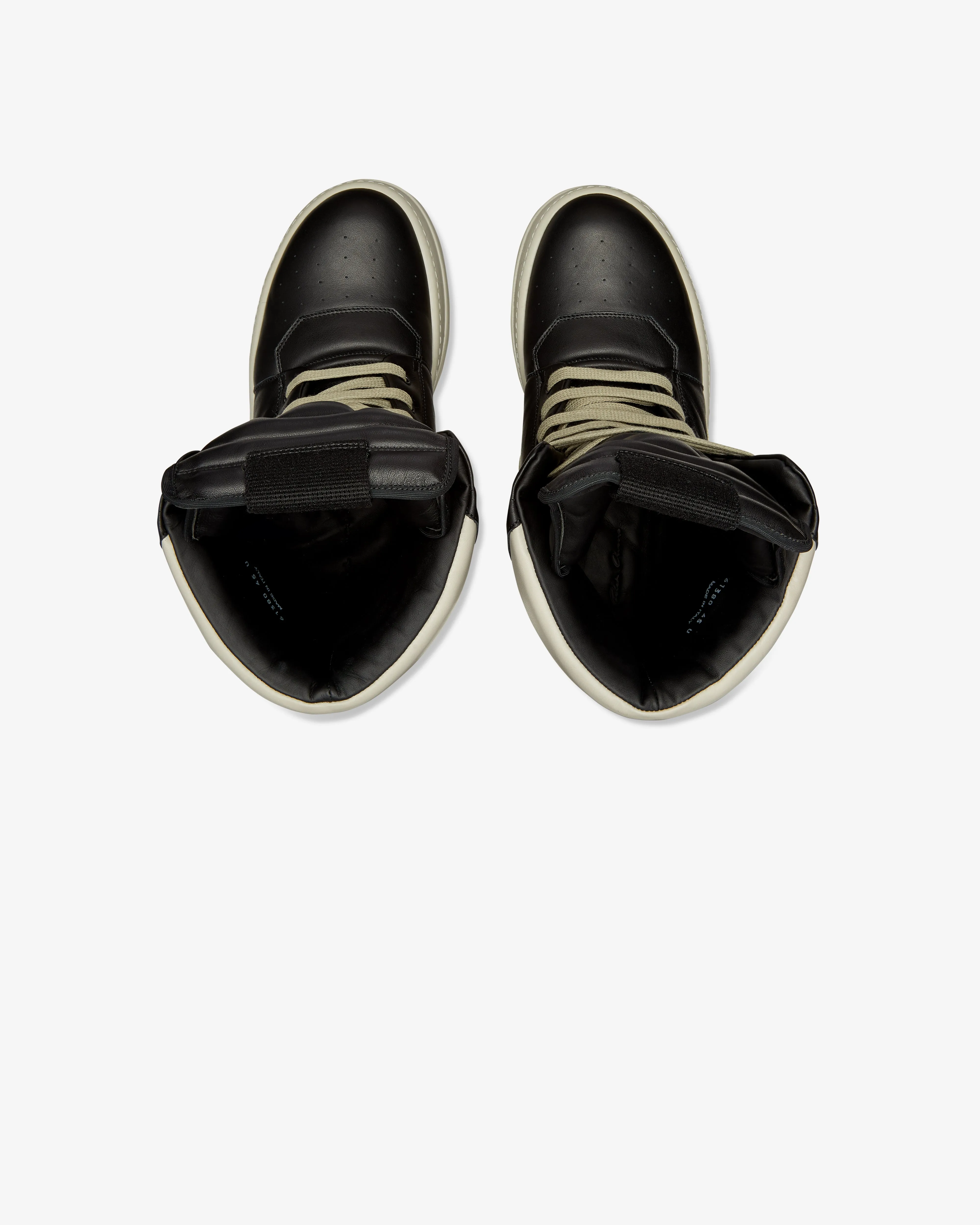 Rick Owens - Men's Mega Geobasket Sneakers - (Black/Pearl)