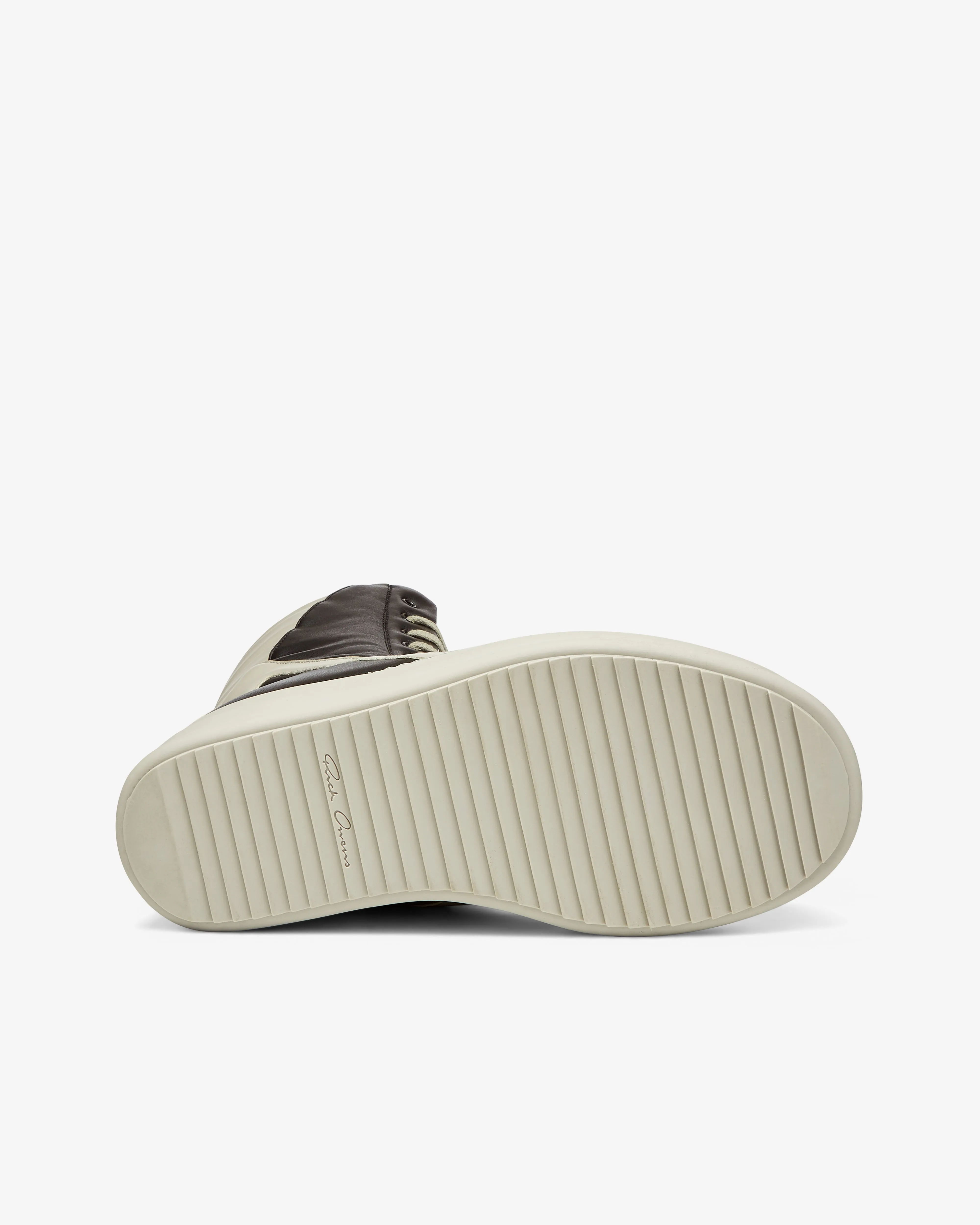 Rick Owens - Men's Mega Geobasket Sneakers - (Black/Pearl)