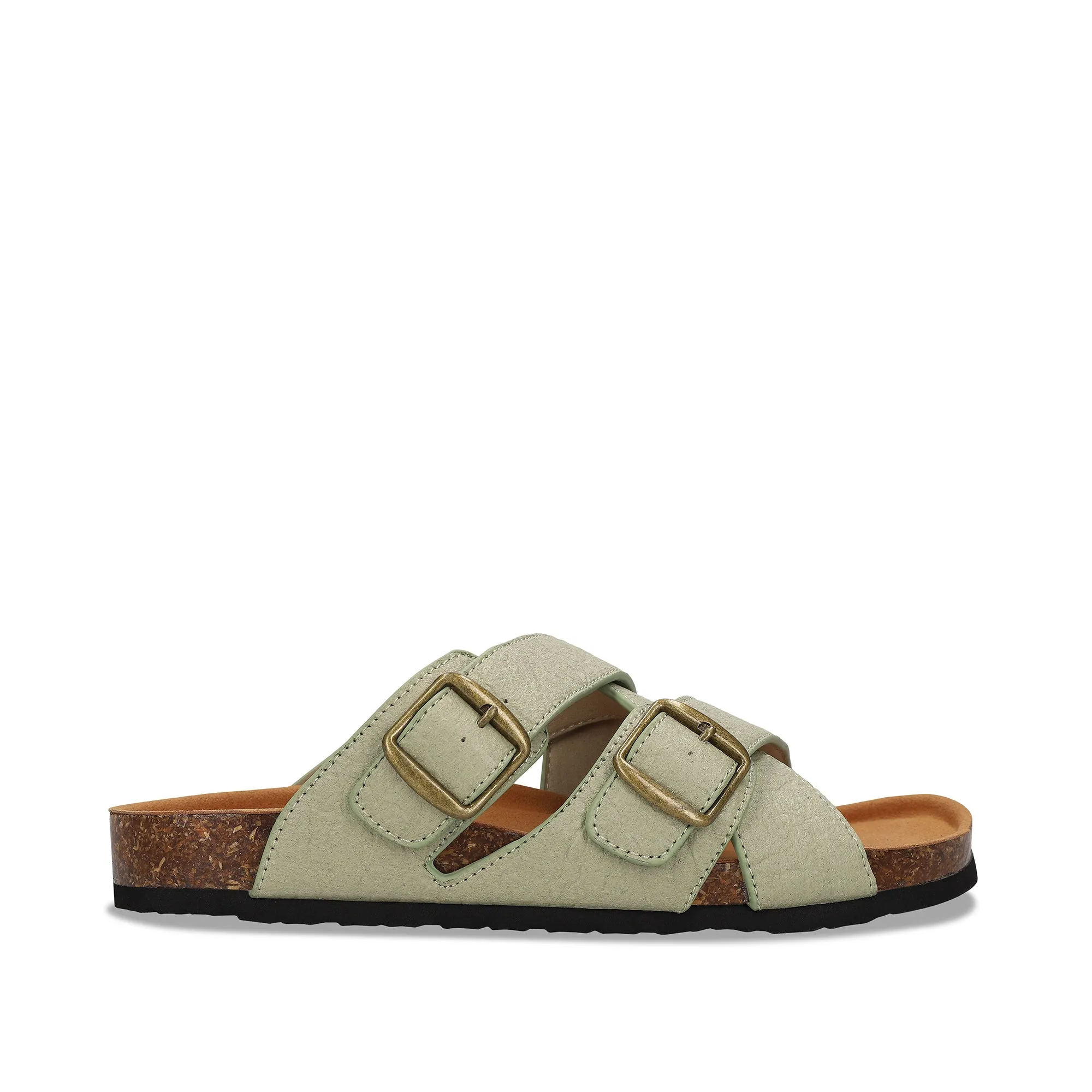 Samet Sandals Green