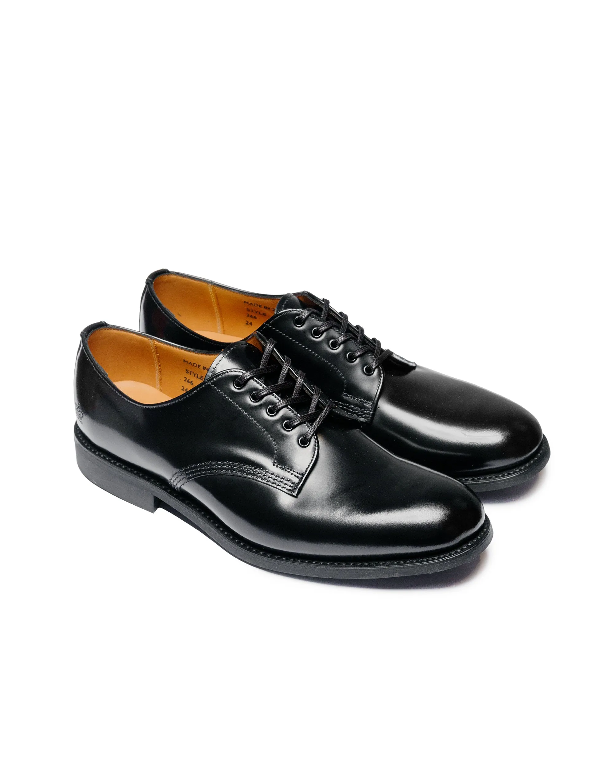 Sanders 2246B Military Officer Shoe Black