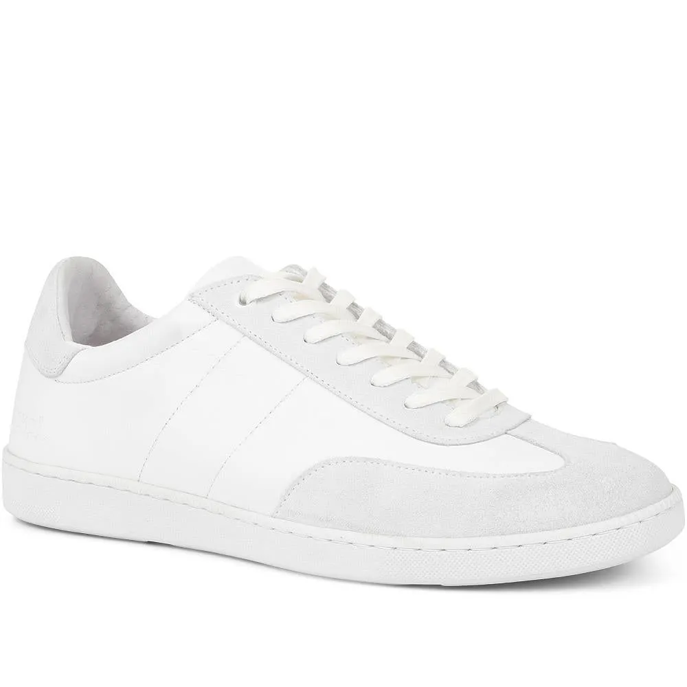 Shrewsbury Leather Lace-Up Trainers - SHREWSBURY / 322 597