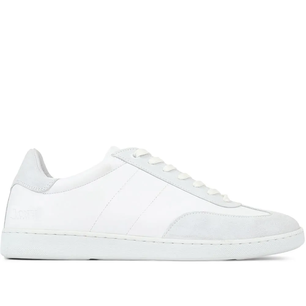 Shrewsbury Leather Lace-Up Trainers - SHREWSBURY / 322 597