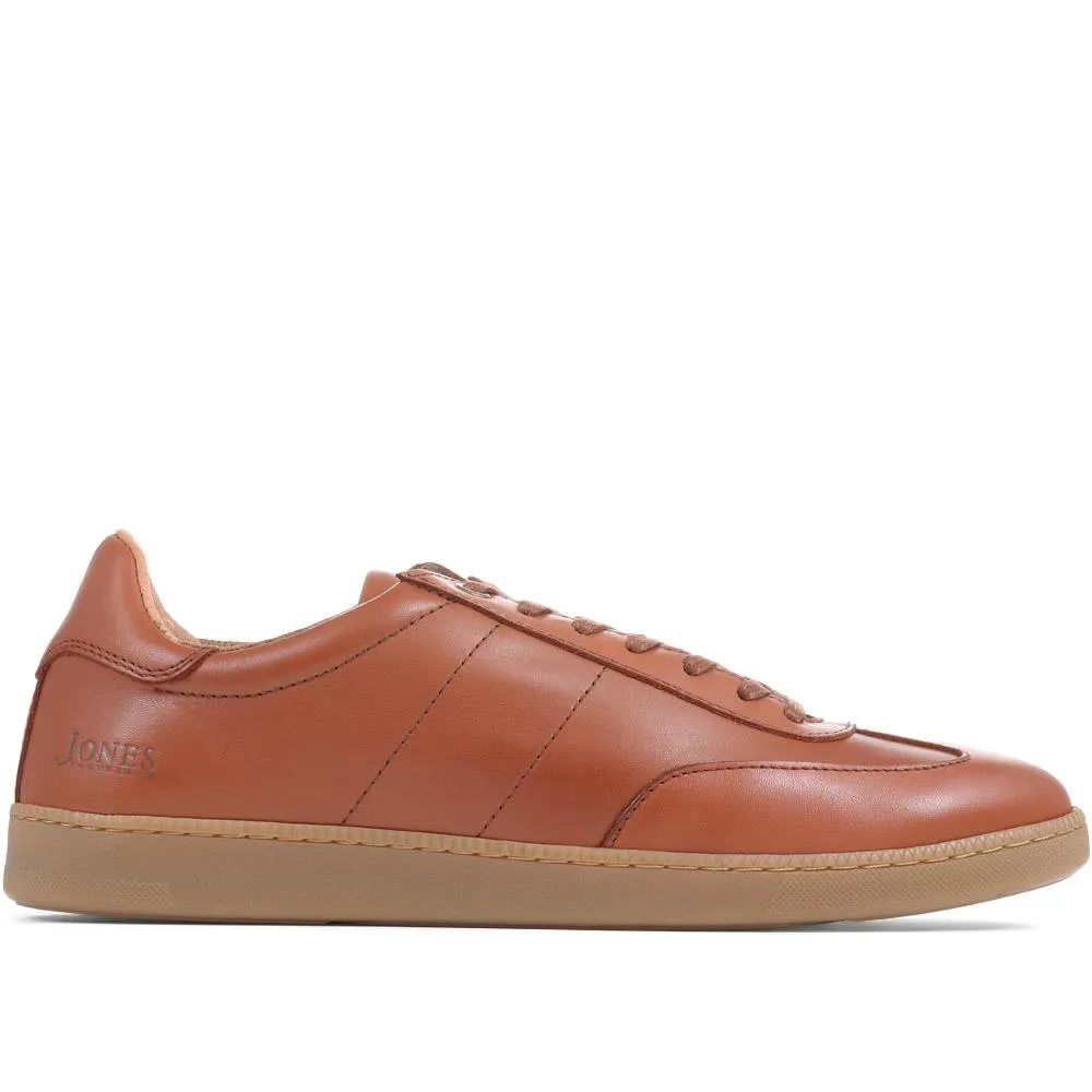 Shrewsbury Leather Lace-Up Trainers - SHREWSBURY / 322 597