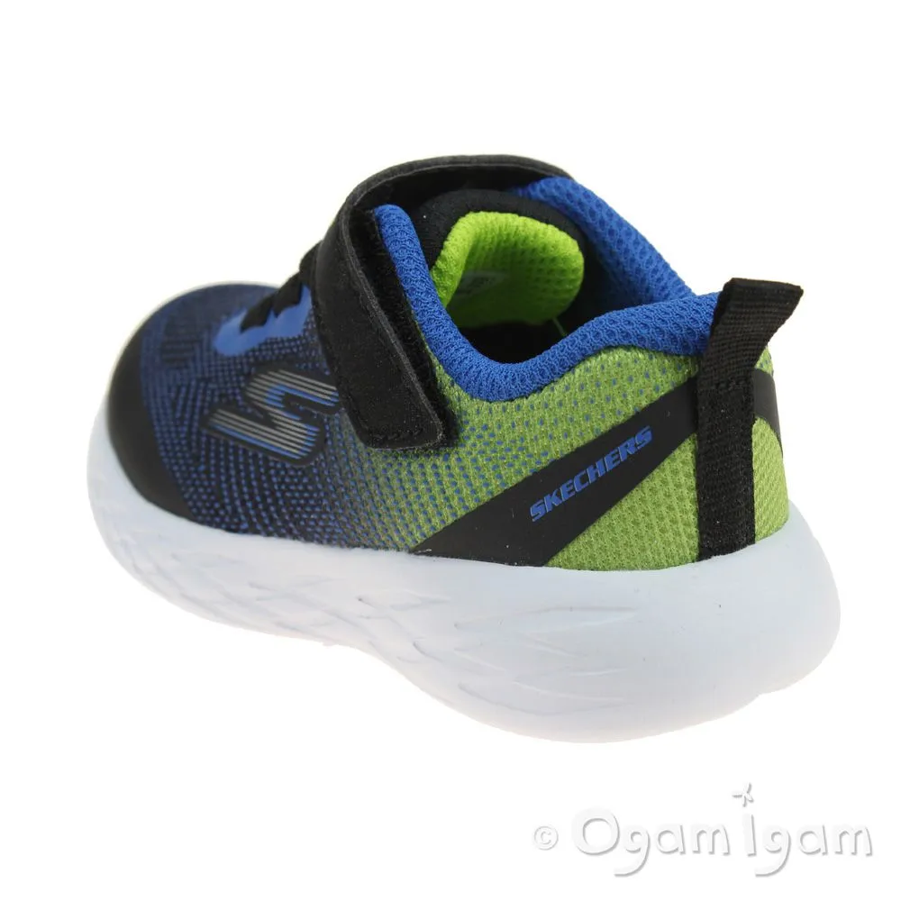 Skechers GoRun 600 Farrox Infant Boys Black-Lime Trainer